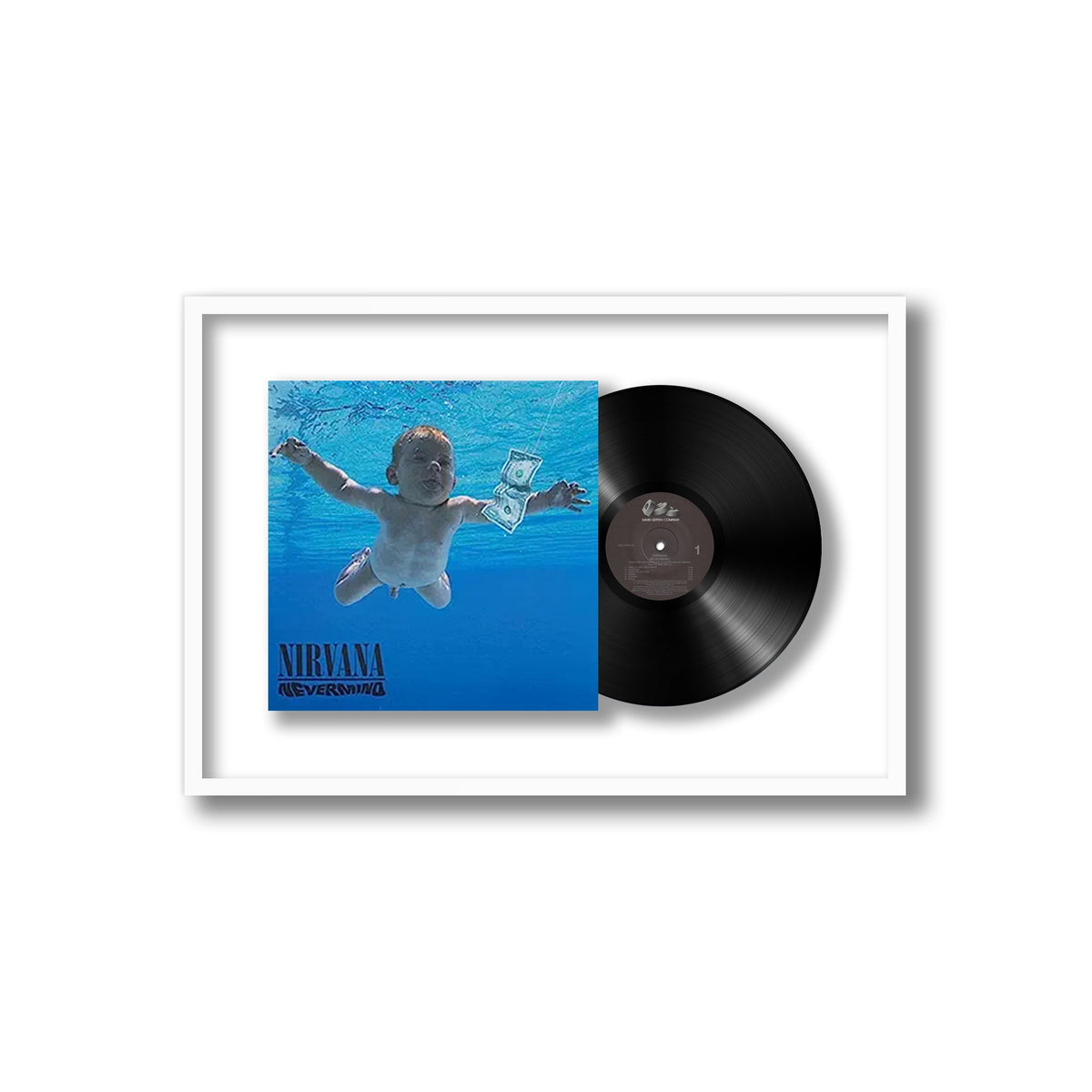 Nirvana - Nevermind - Framed Vinyl Record