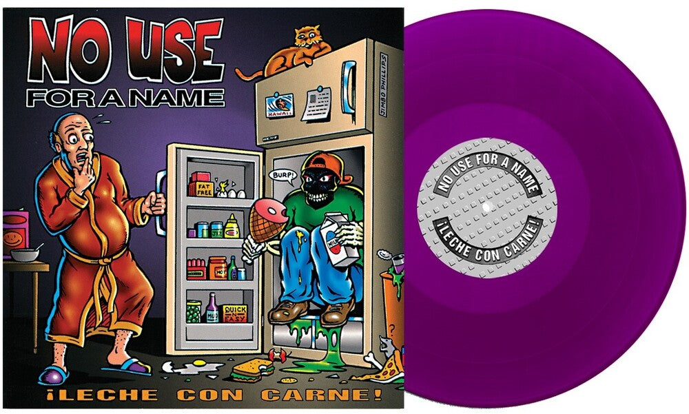 No Use For A Name – Leche con Carne! (Grape LP Vinyl) Vinyl Record