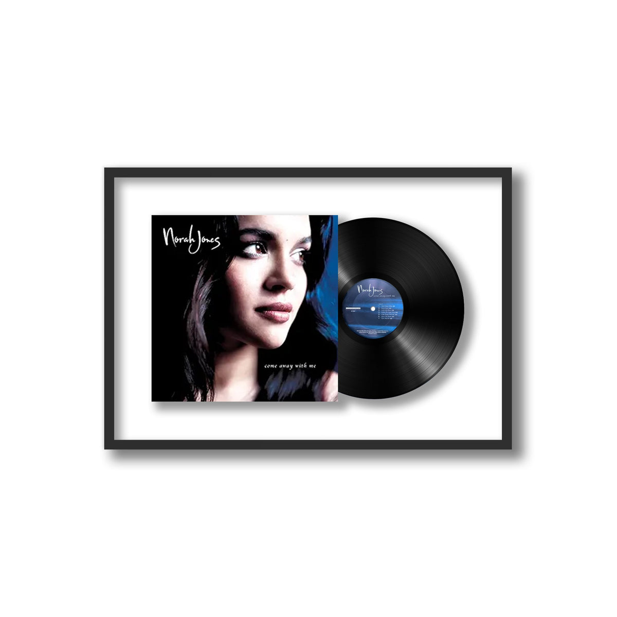 Norah Jones - Come Away with Me - Framed Vinyl Record
