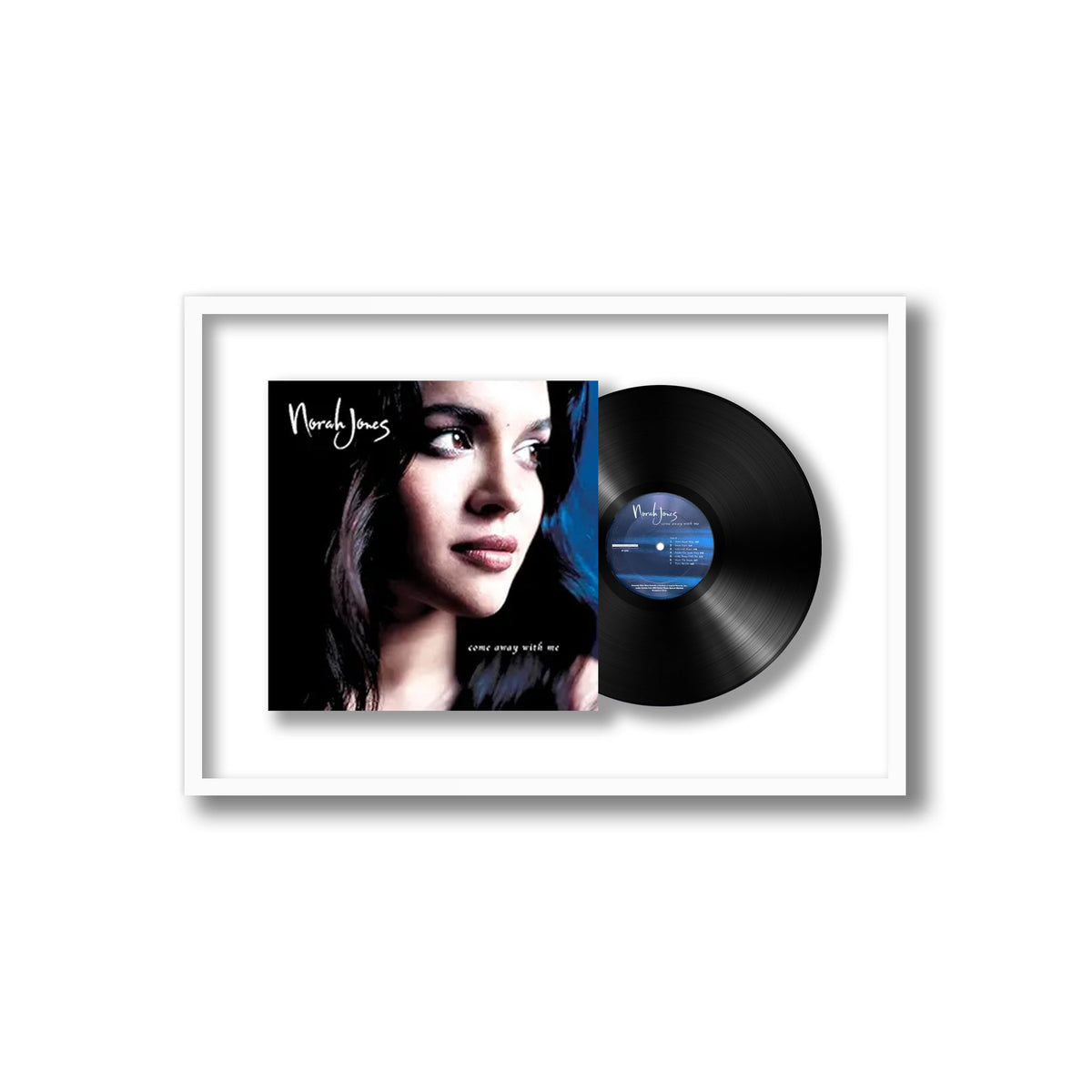 Norah Jones - Come Away with Me - Framed Vinyl Record