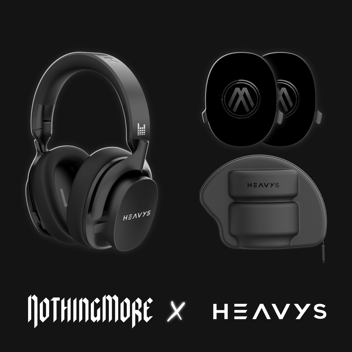 Nothing More Limited Edition Heavys Headphone Shells & Headphone Bundle