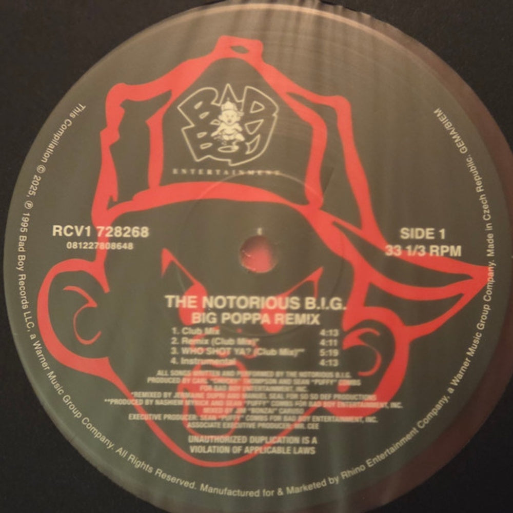 Notorious B.I.G. – Big Poppa (LP Vinyl) Vinyl Record