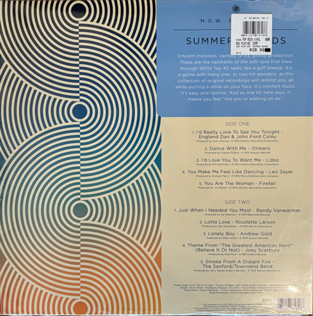 Now Playing - Summer Sounds (LP Vinyl) Vinyl Record