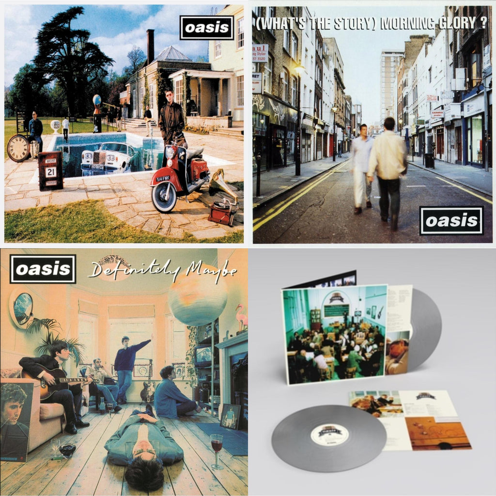 Oasis - Definitely Maybe & (What’S The Story) Morning Glory? & Be Here Now & Masterplan (Remastered Edition) (25Th Anniversary) (Silver Vinyl/2LP)