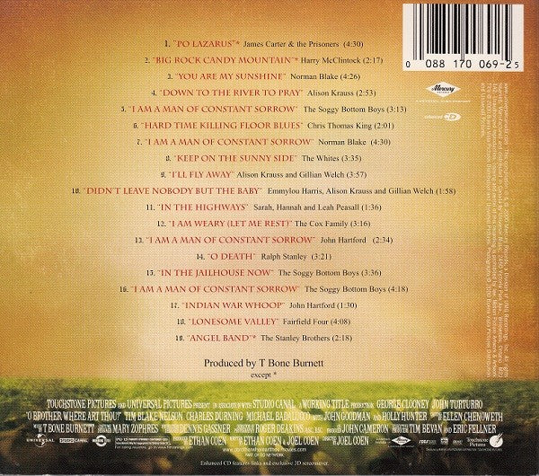 O Brother, Where Art Thou? (Soundtrack CD) Music CD