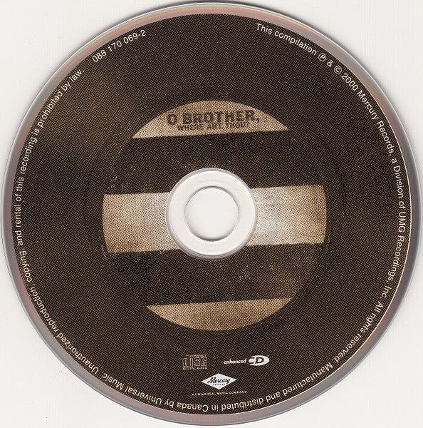 O Brother, Where Art Thou? (Soundtrack CD) Music CD