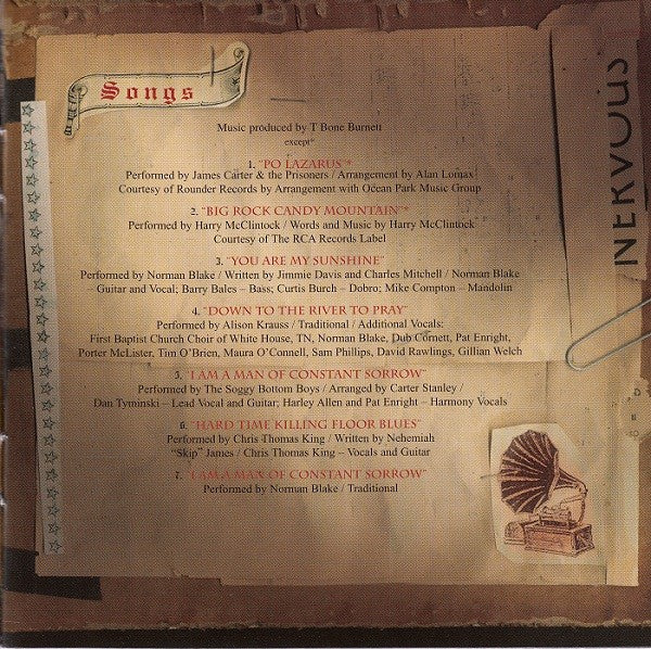 O Brother, Where Art Thou? (Soundtrack CD) Music CD