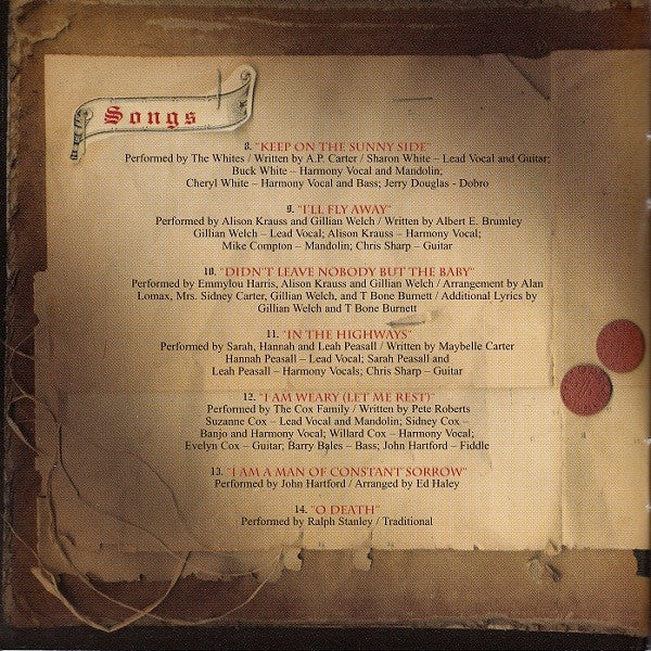 O Brother, Where Art Thou? (Soundtrack CD) Music CD
