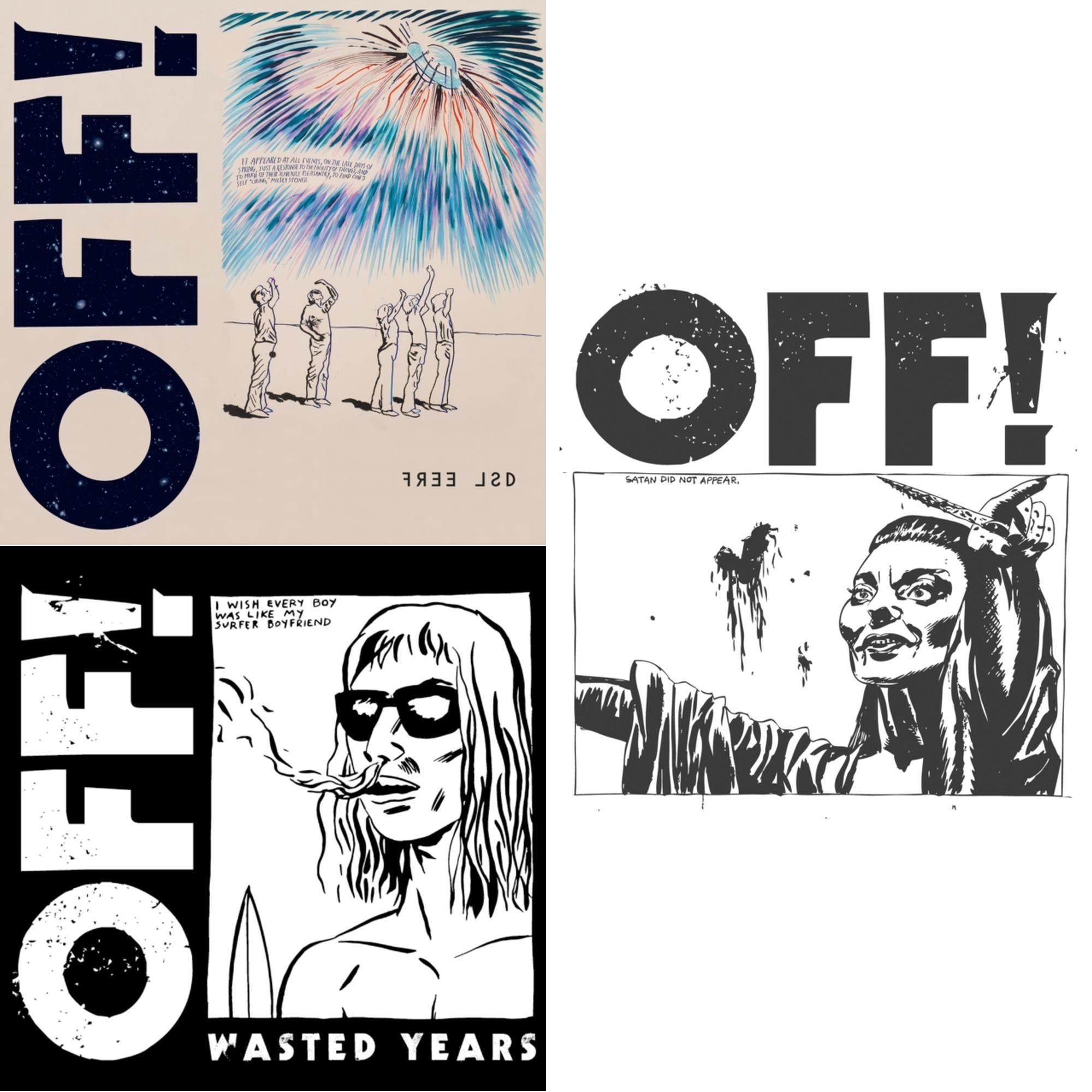 Off! & Wasted Years & Free Lsd