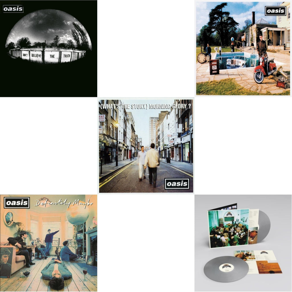 Oasis - Don't Believe The Truth (180G) & Definitely Maybe & (What’S The Story) Morning Glory? & Be Here Now & Masterplan (Remastered Edition) (25Th Anniversary) (Silver Vinyl/2LP)