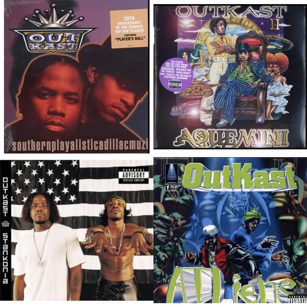 Outkast - Southernplayalisticadillacmuzik & Aquemini & Stankonia & Atliens - LP Vinyl Bundle