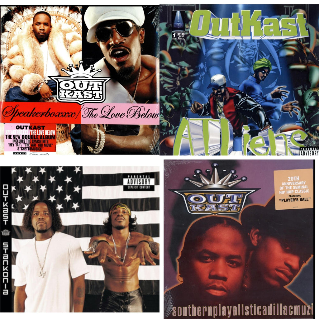 Outkast - Speakerboxxx / Love Below & Atliens & Stankonia & Southernplayalisticadillacmuzik - LP Vinyl Bundle