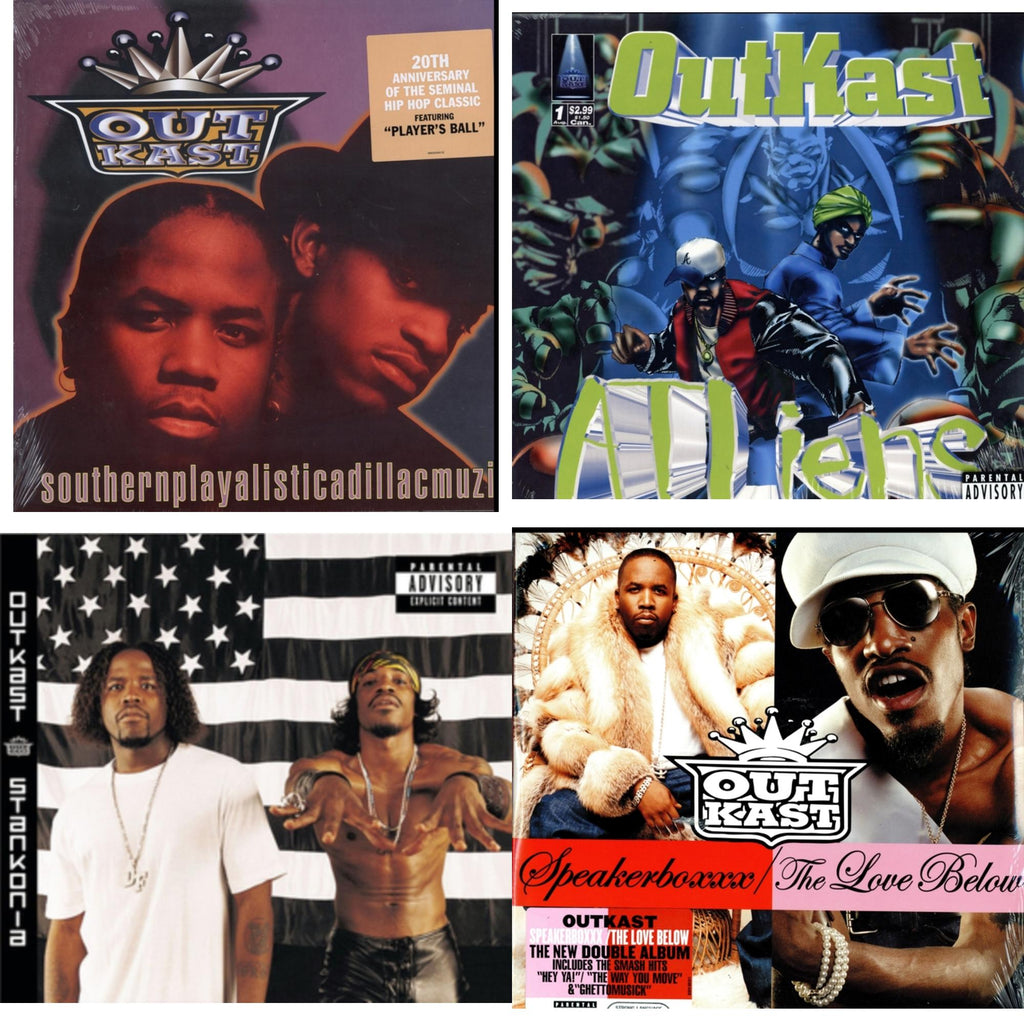 Outkast - Southernplayalisticadillacmuzik & Atliens & Stankonia & Speakerboxxx / Love Below - LP Vinyl Bundle