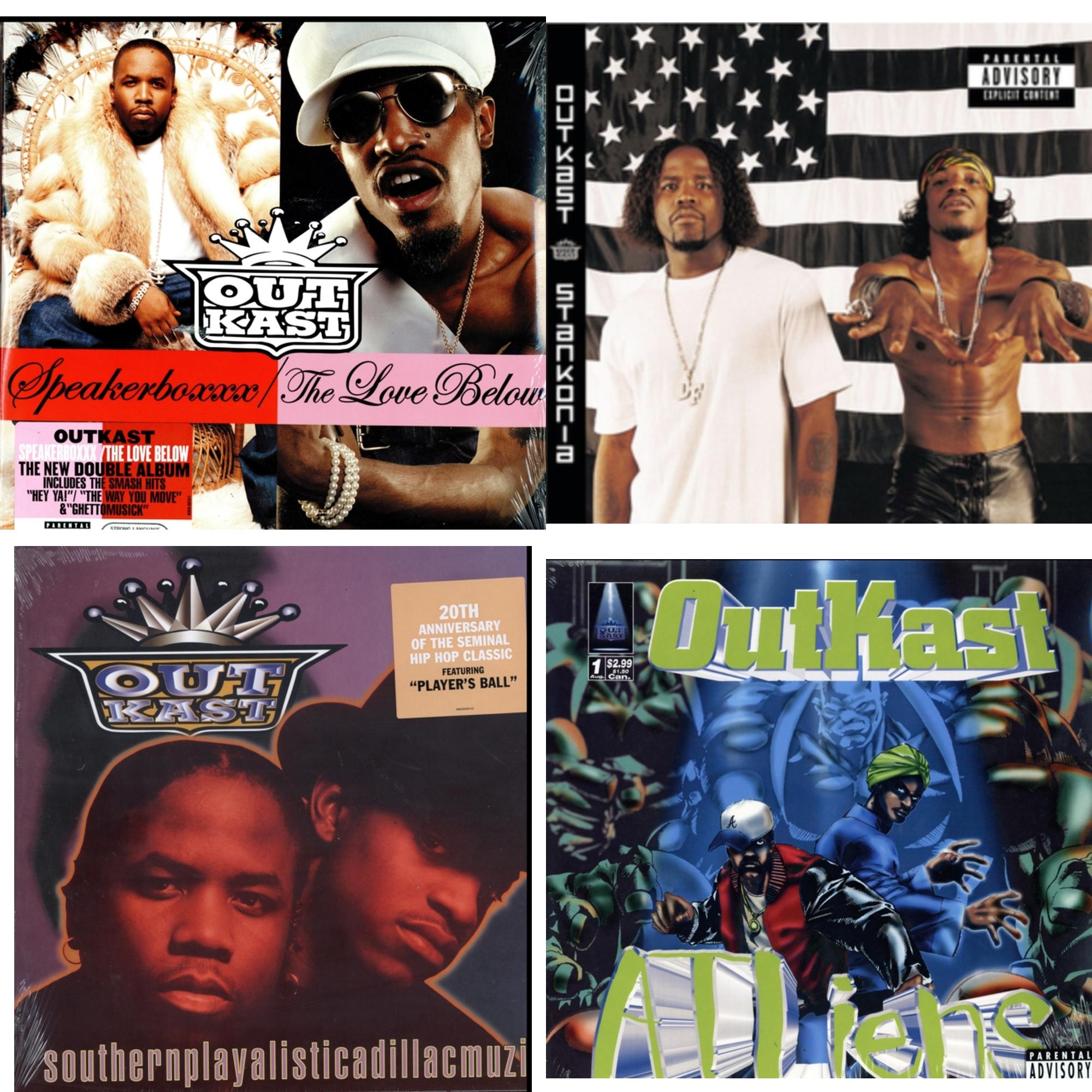 Outkast - Speakerboxxx / Love Below & Stankonia & Southernplayalisticadillacmuzik & Atliens - LP Vinyl Bundle