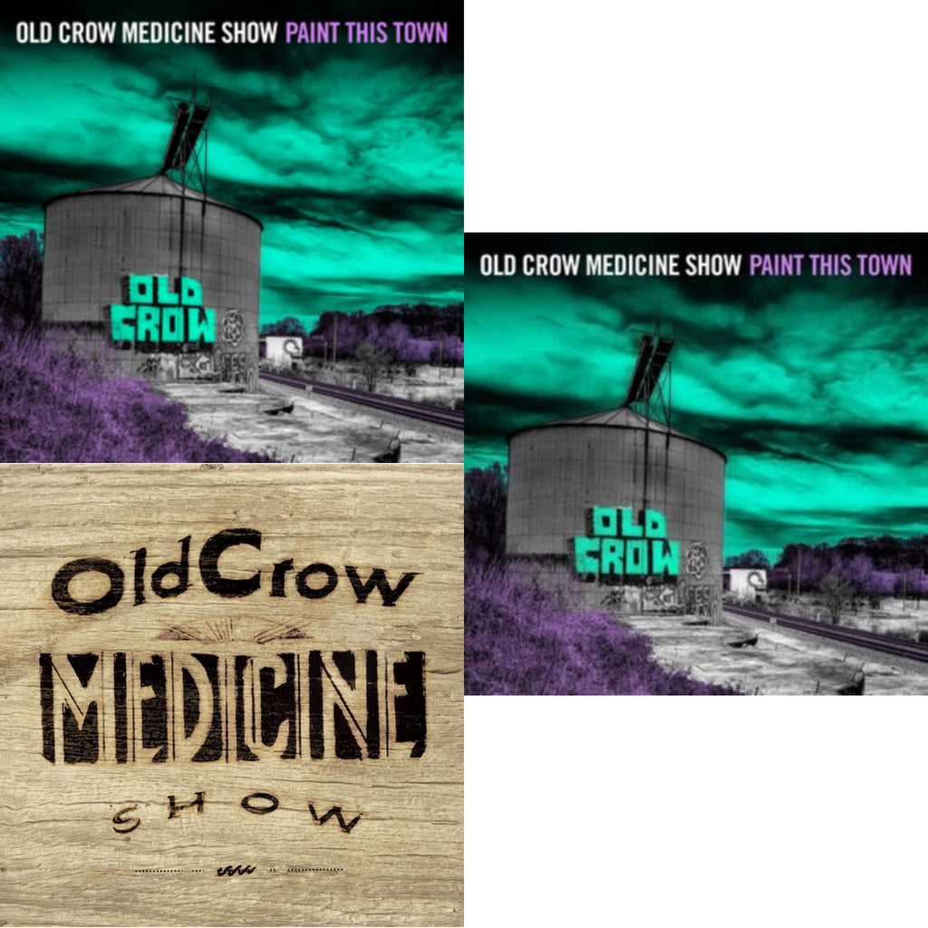 Old Crow Medicine Show - Paint This Town (Random Jacket Clear LP Vinyl) & Carry Me Back (Coke Bottle Clear LP Vinyl) & Paint This Town