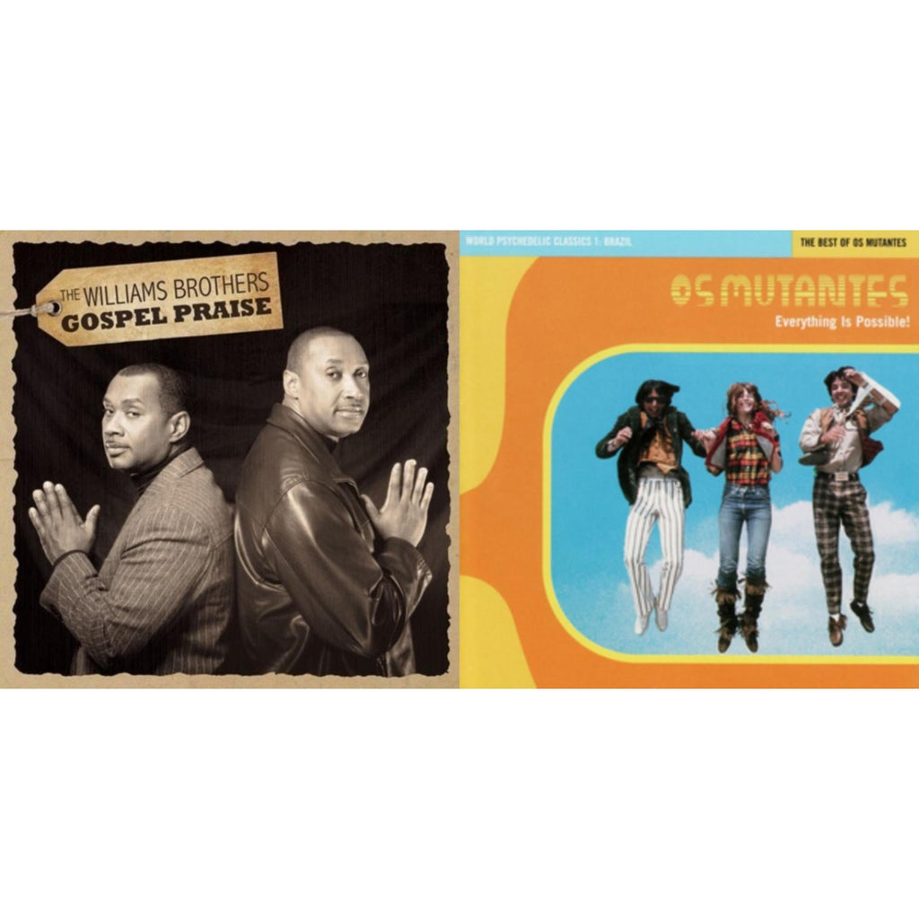 Os Mutantes - World Psychedelic Classics 1: Everything Is Possible, Best Of Os Mutantes (Mutant Orange LP Vinyl) & Zzyzx (Olive Green LP Vinyl)