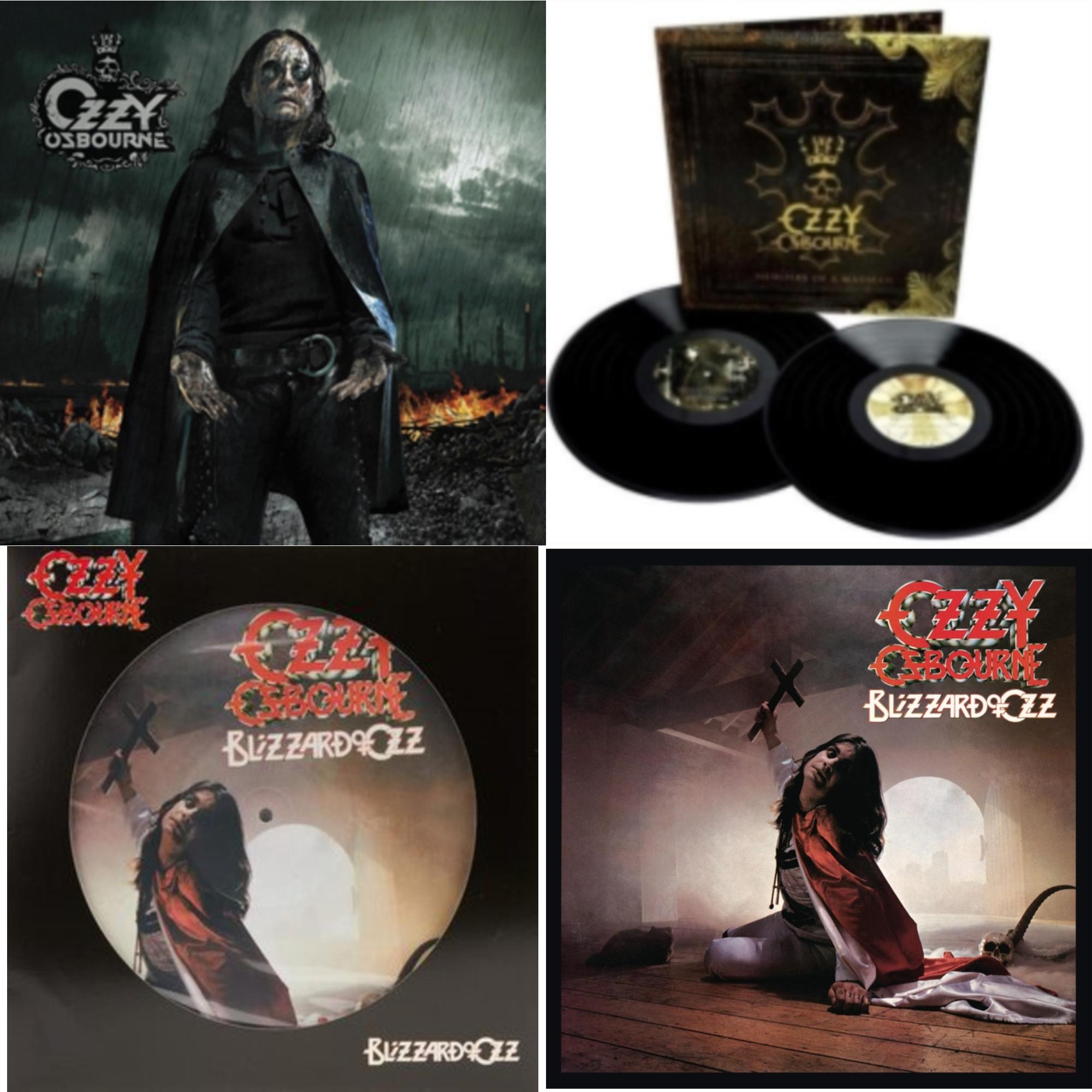 Black Rain (2LP) & Blizzard Of Ozz (180G/30Th Anniversary Legacy Edition) & Blizzard Of Ozz (Picture Disc) & Memoirs Of A Madman (2LP/180G/Gatefold)