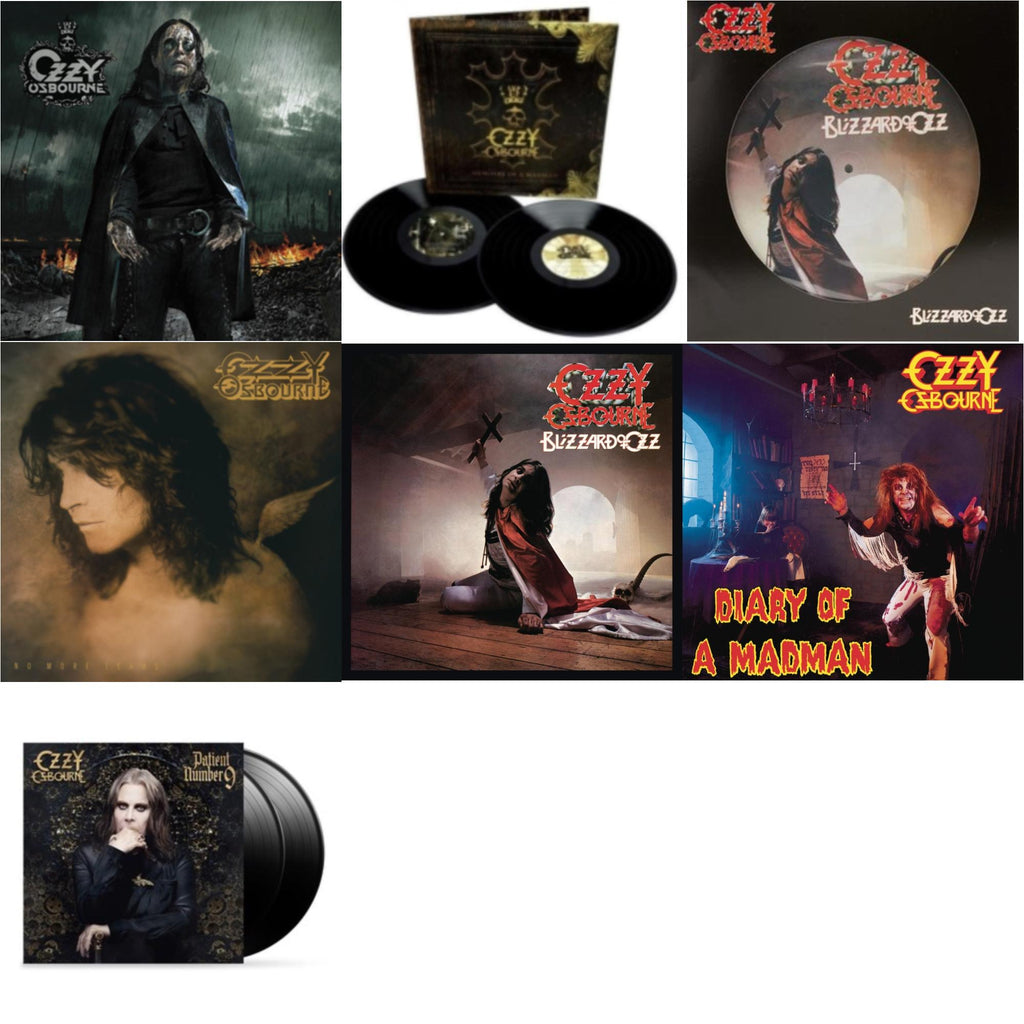 No More Tears (2LP) & Patient Number 9 & Black Rain (2LP) & Blizzard Of Ozz (180G/30Th Anniversary Legacy Edition) & Diary Of A Madman (180G) & Blizzard Of Ozz (Picture Disc) & Memoirs Of A Madman (2LP/180G/Gatefold)