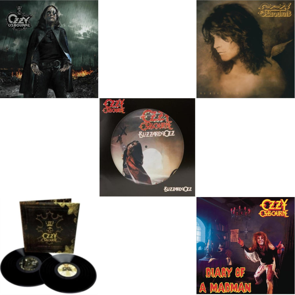 No More Tears (2LP) & Black Rain (2LP) & Diary Of A Madman (180G) & Blizzard Of Ozz (Picture Disc) & Memoirs Of A Madman (2LP/180G/Gatefold)