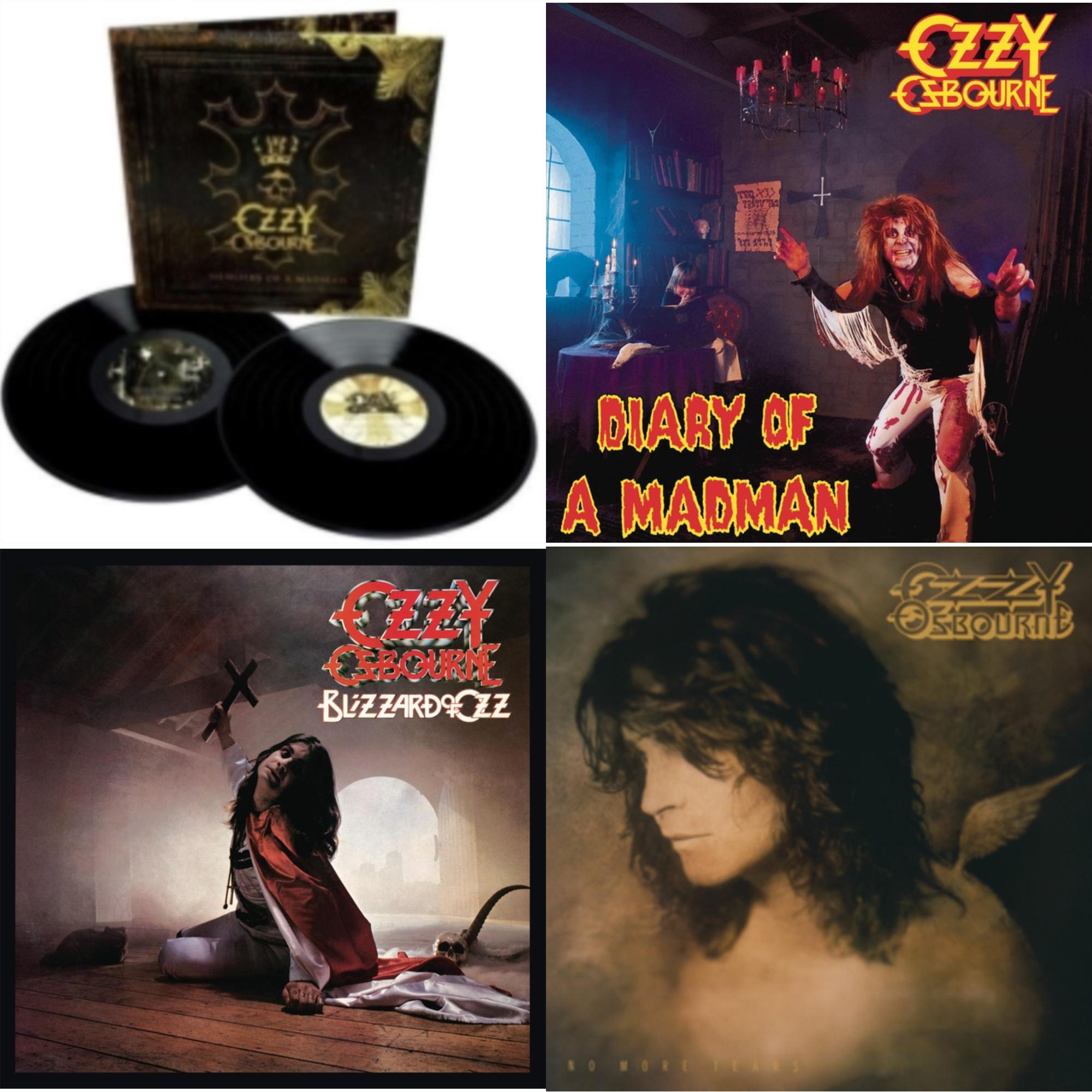 No More Tears (2LP) & Blizzard Of Ozz (180G/30Th Anniversary Legacy Edition) & Diary Of A Madman (180G) & Memoirs Of A Madman (2LP/180G/Gatefold)
