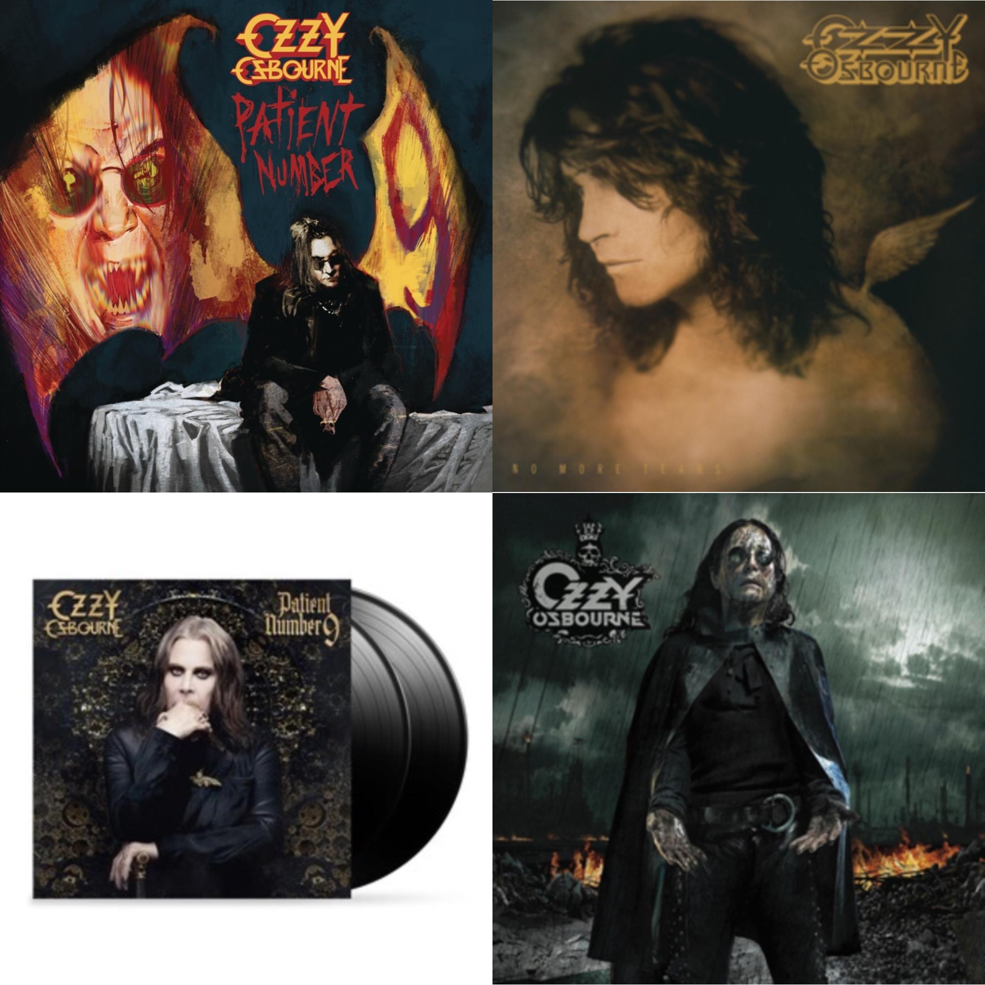 Ozzy Osbourne - No More Tears (2LP) & Patient Number 9 & Black Rain (2LP) & Patient #9 (2LP/Alternative Todd Mcarlane Cover/Comic Book