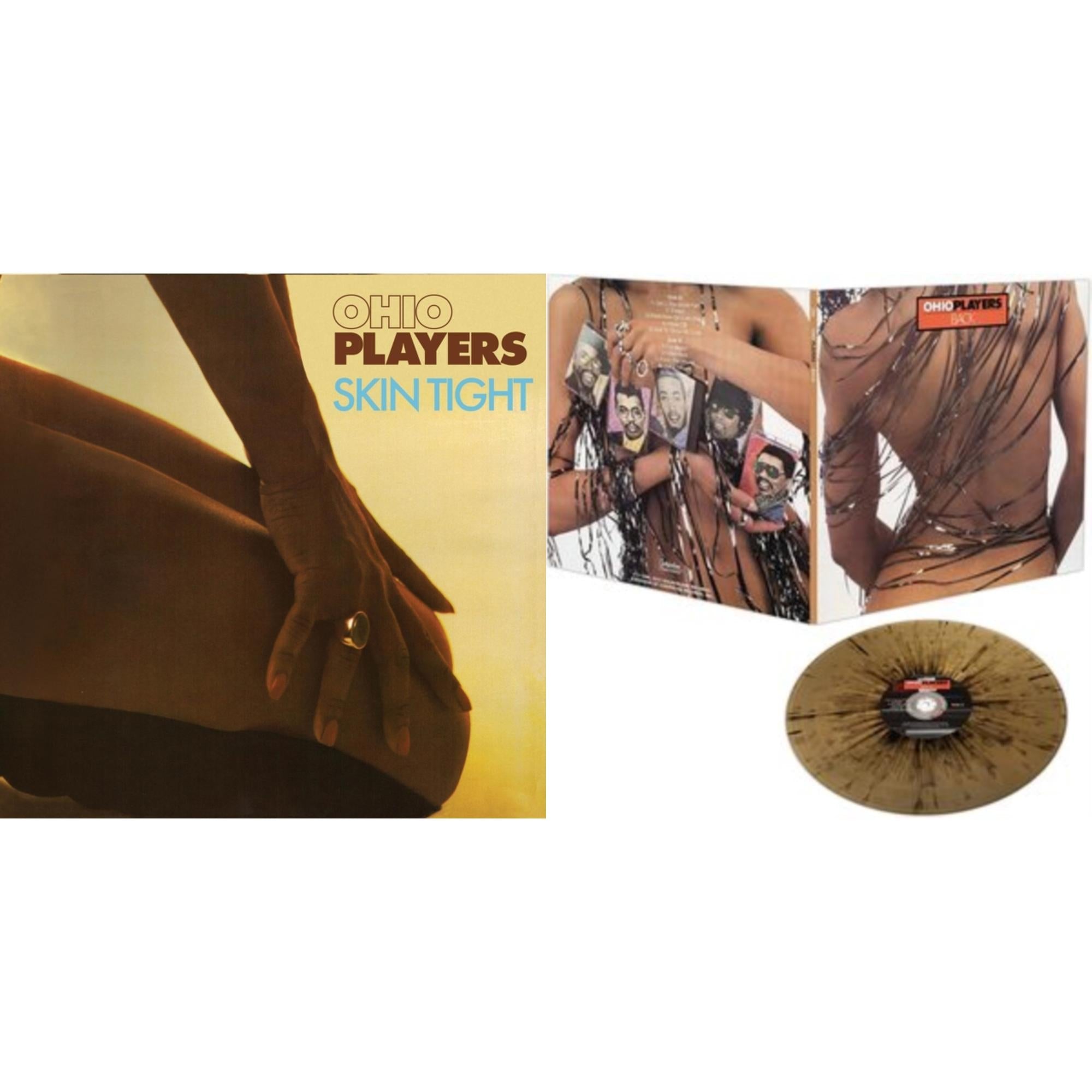 Ohio Players - Skin Tight (180G/Turquoise LP Vinyl/Limited Anniversary Edition/Gatefold Cover) & Back (Black & Gold Splatter LP Vinyl)
