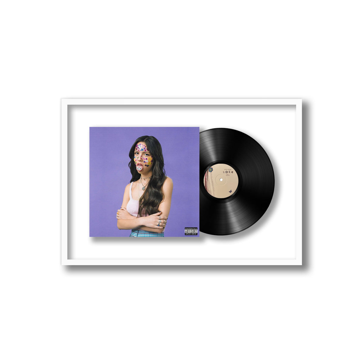 Olivia Rodrigo - Sour - Framed Vinyl Record