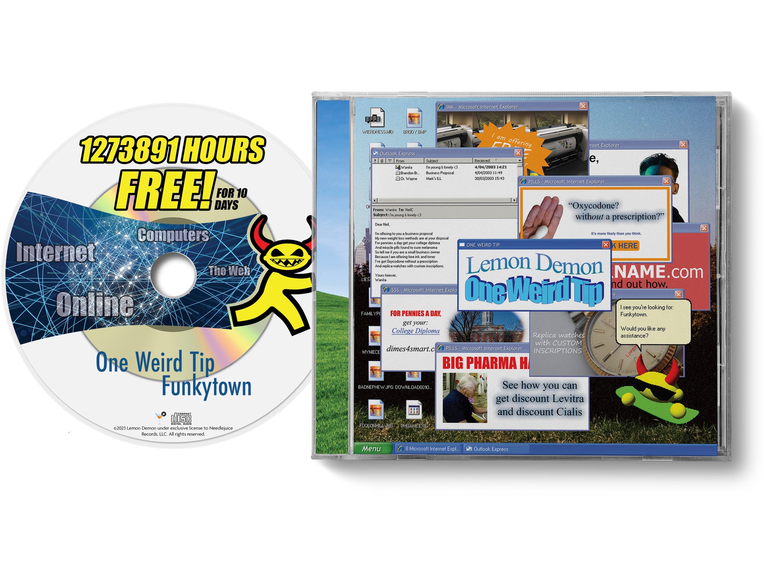 One Weird Tip/Funkytown - Music CD Single