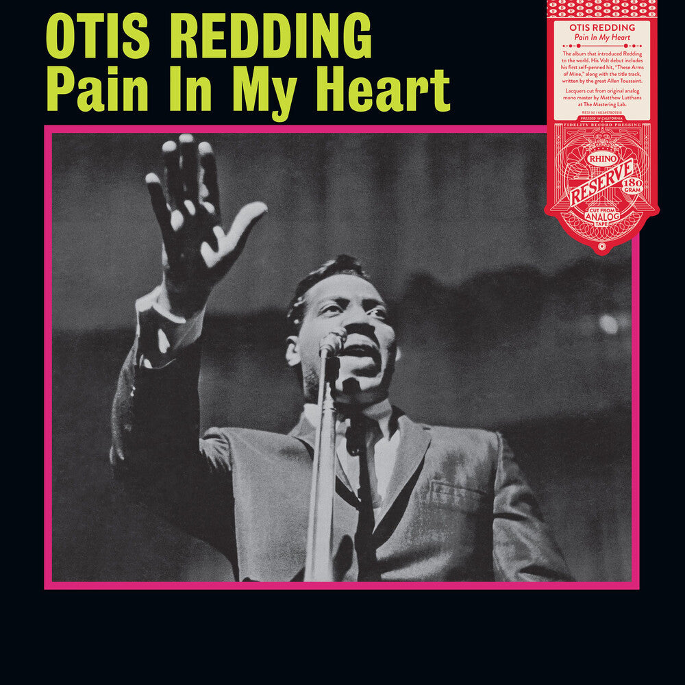 Otis Redding – Pain In My Heart (LP Vinyl) Vinyl Record