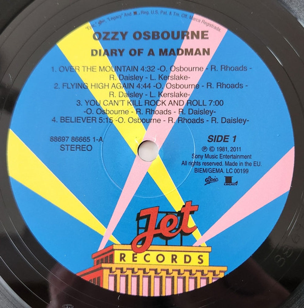 Ozzy Osbourne – Diary Of A Madman (LP Vinyl) Vinyl Record