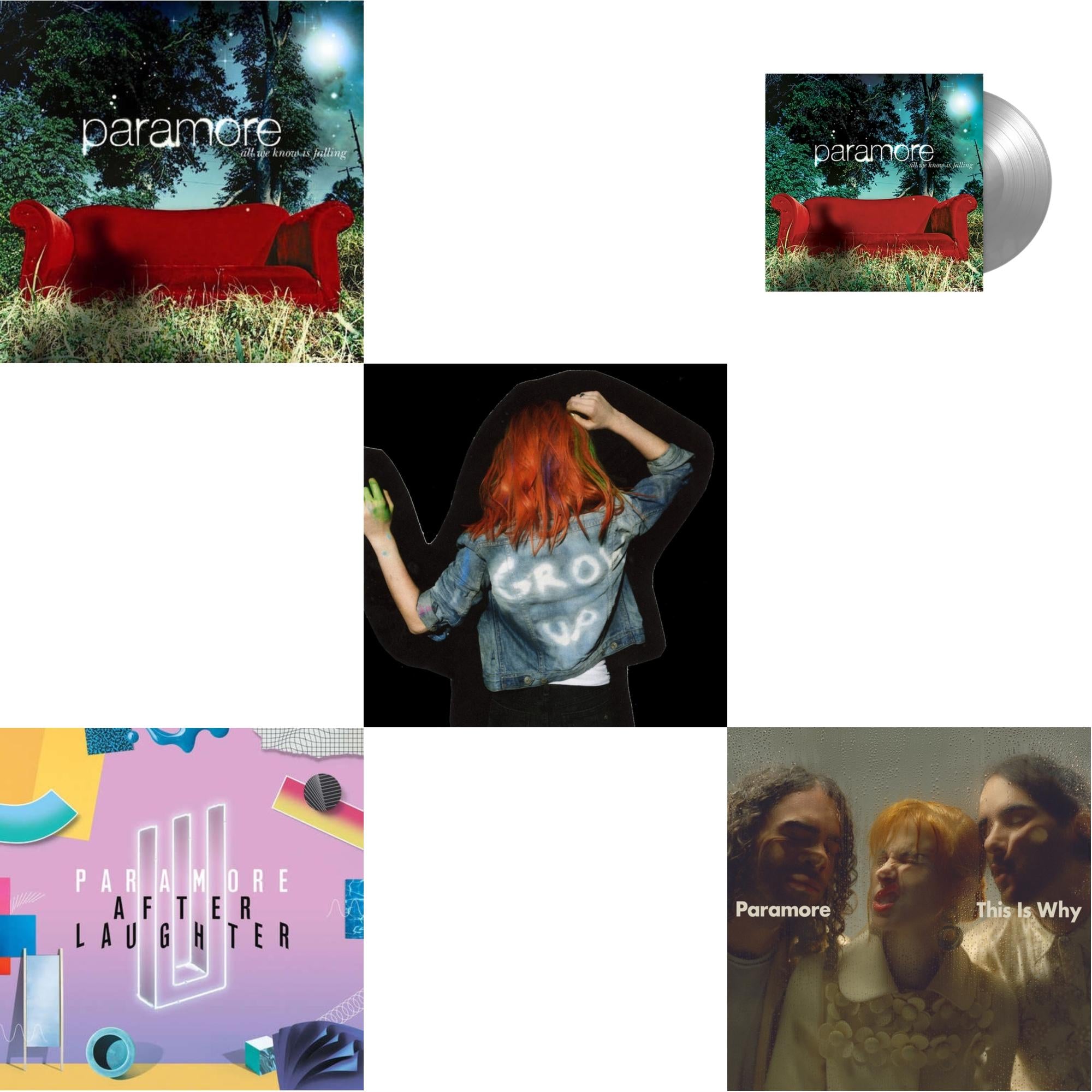 Paramore (2LP) & This Is Why & All We Know Is Falling (Silver LP Vinyl) & After Laughter (Black & White Marble LP Vinyl/Dl Card) (I) & All We Know Is Falling