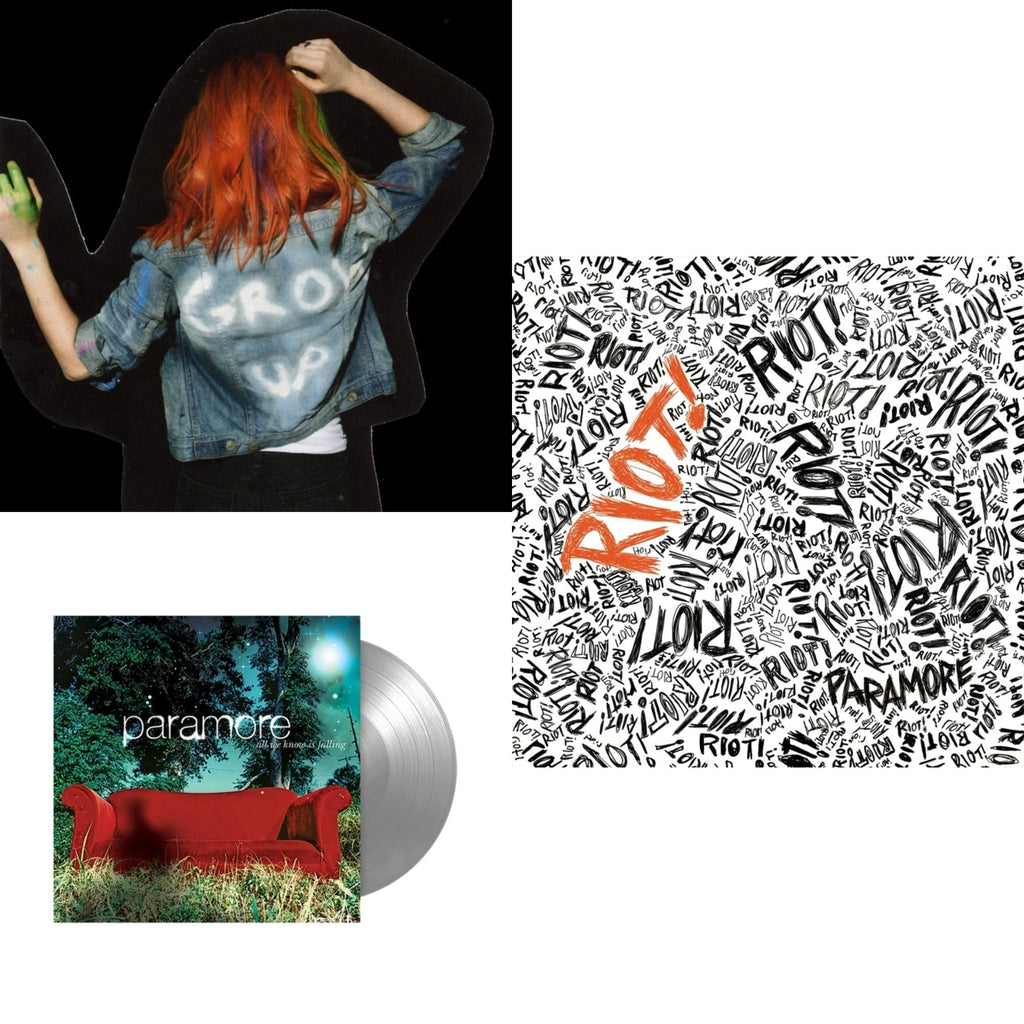 Paramore (2LP) & All We Know Is Falling (Silver LP Vinyl) & Riot! (Fbr 25Th Anniversary Edtion/Silver LP Vinyl)