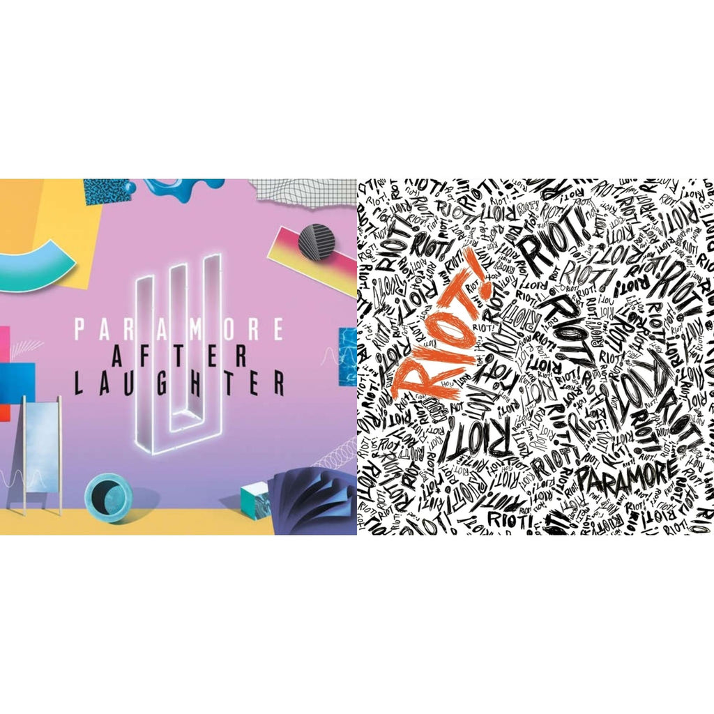 Paramore - Riot! (Fbr 25Th Anniversary Edtion/Silver LP Vinyl) & After Laughter (Black & White Marble LP Vinyl/Dl Card) (I)