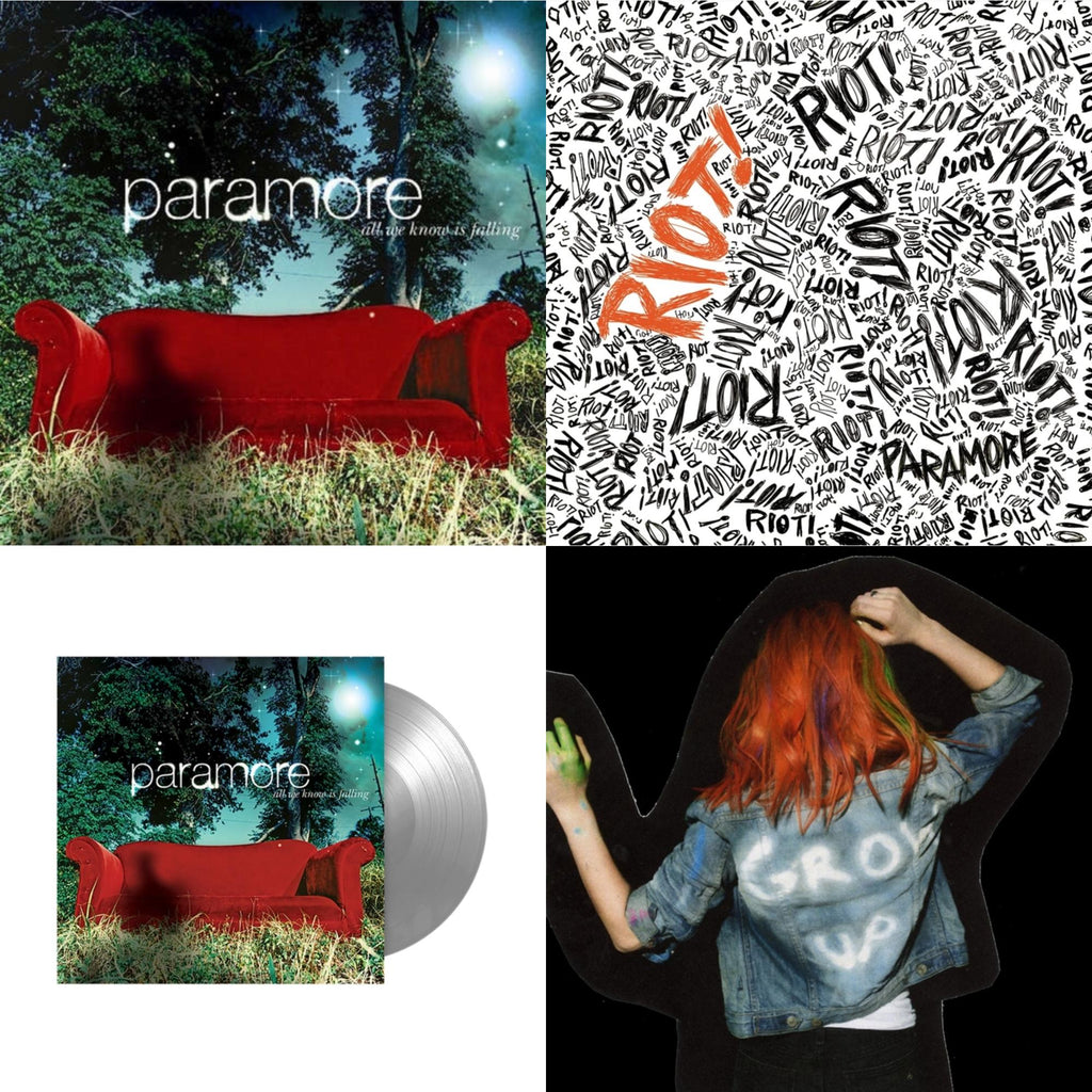 Paramore (2LP) & All We Know Is Falling (Silver LP Vinyl) & Riot! (Fbr 25Th Anniversary Edtion/Silver LP Vinyl) & All We Know Is Falling