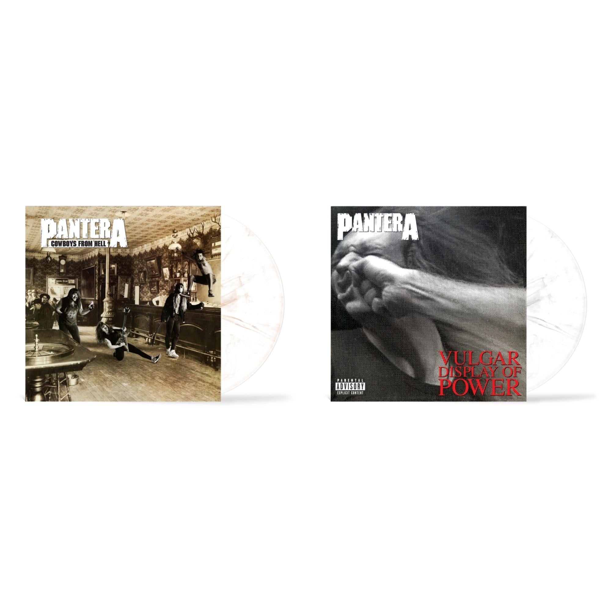 Cowboys From Hell (Marbled Brown LP Vinyl) (I) & Vulgar Display Of Power (Marbled Black/Grey LP Vinyl) (I)