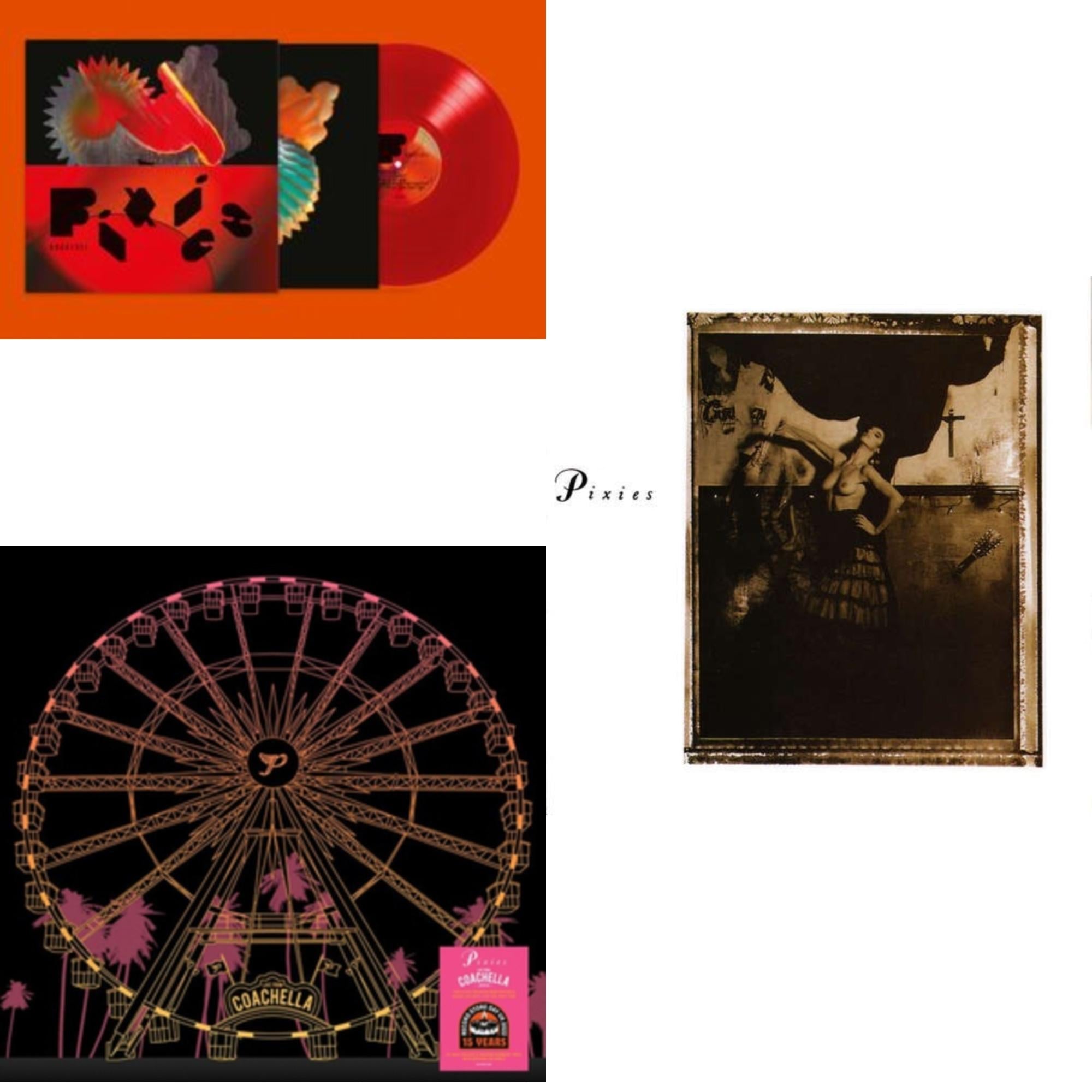 Doggerel & Live At Coachella 2004 (140G/Orange & Yellow Marbled LP Vinyl/Etching D-Side) & Surfer Rosa