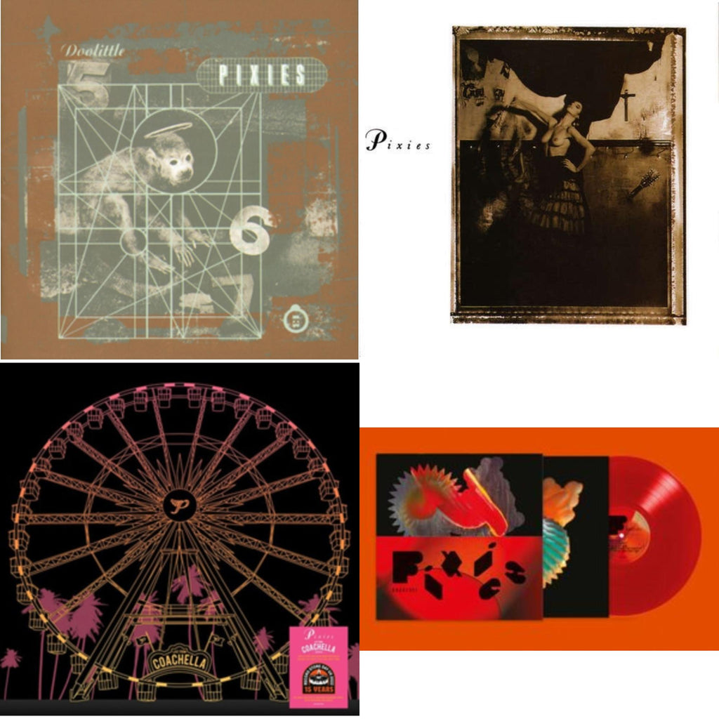 Pixies - Doggerel & Live At Coachella 2004 (140G/Orange & Yellow Marbled LP Vinyl/Etching D-Side) & Surfer Rosa & Doolittle
