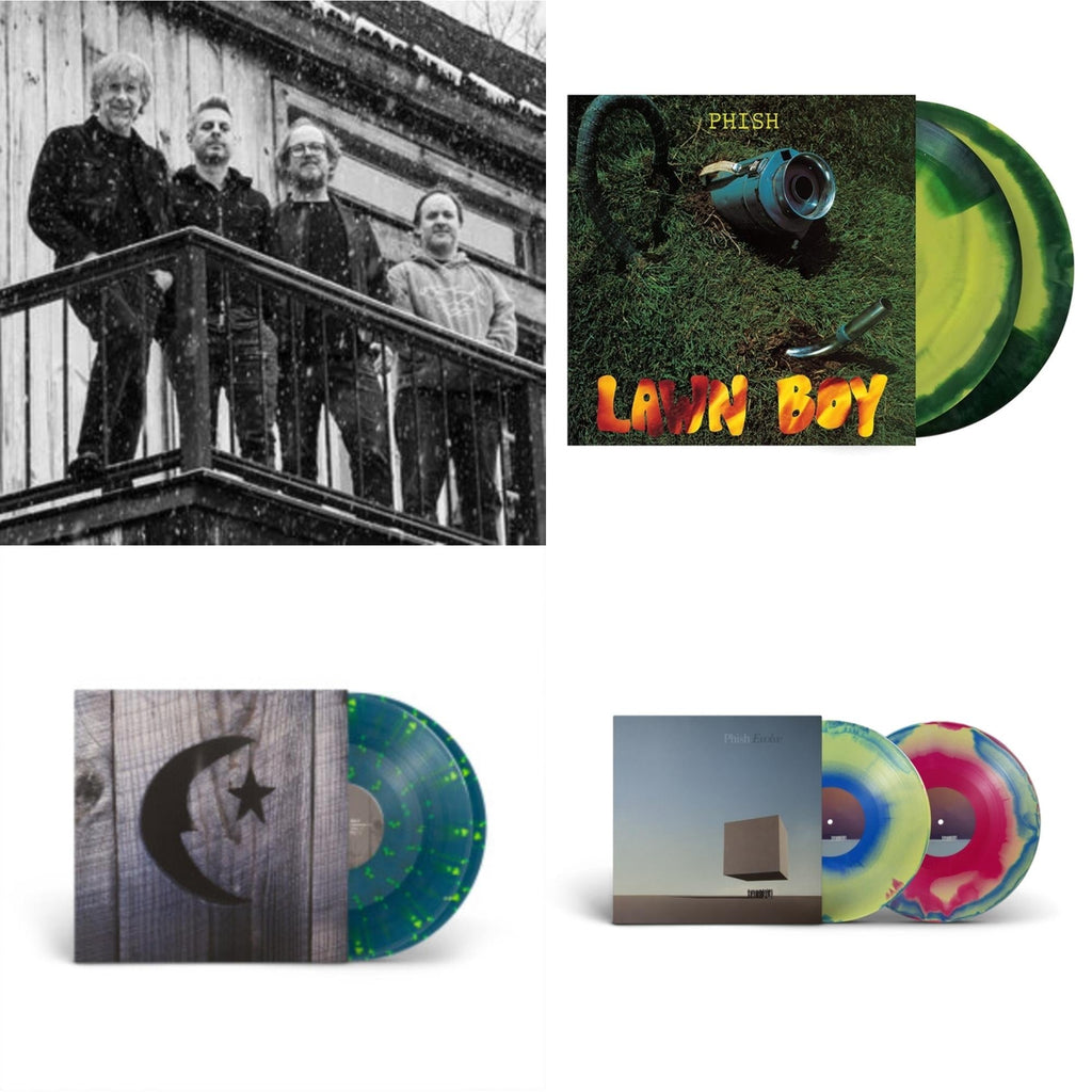 Phish - Sigma Oasis & Lawn Boy (Olfactory Hues Version) & Farmhouse (Stars So Bright) (2LP/180G/Blue/Green/Neon Yellow Splatter Vinyl) & Evolve (Prismatic Velvet Tones Vinyl/2LP)