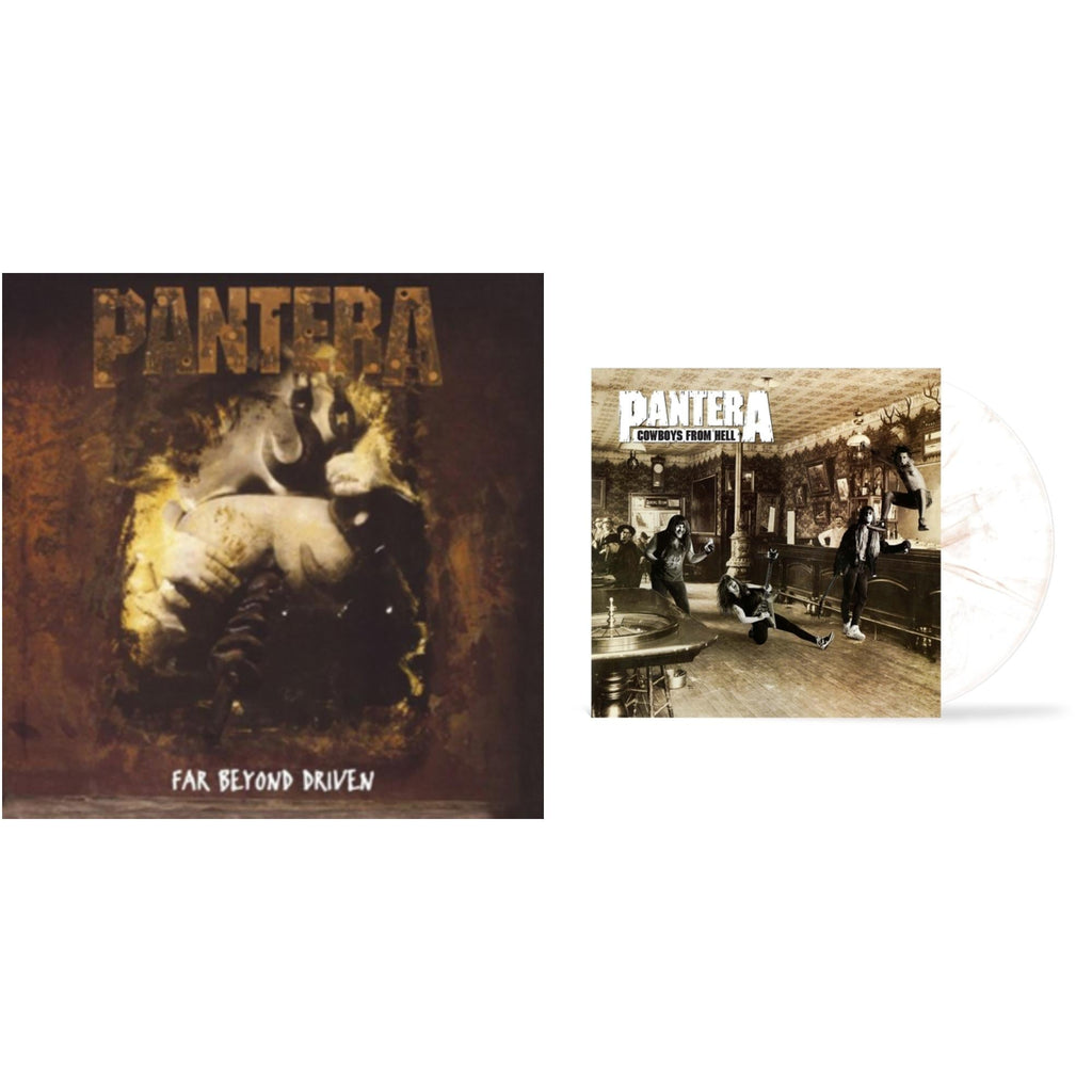 Pantera - Cowboys From Hell (Marbled Brown LP Vinyl) (I) & Far Beyond Driven
