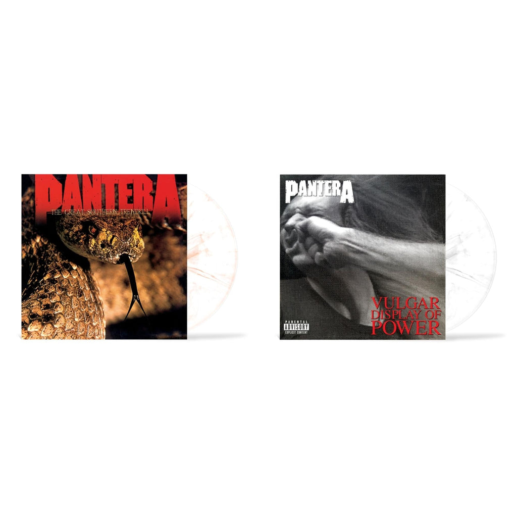Pantera - Great Southern Trendkill (Marbled Orange LP Vinyl) (I) & Vulgar Display Of Power (Marbled Black/Grey LP Vinyl) (I)