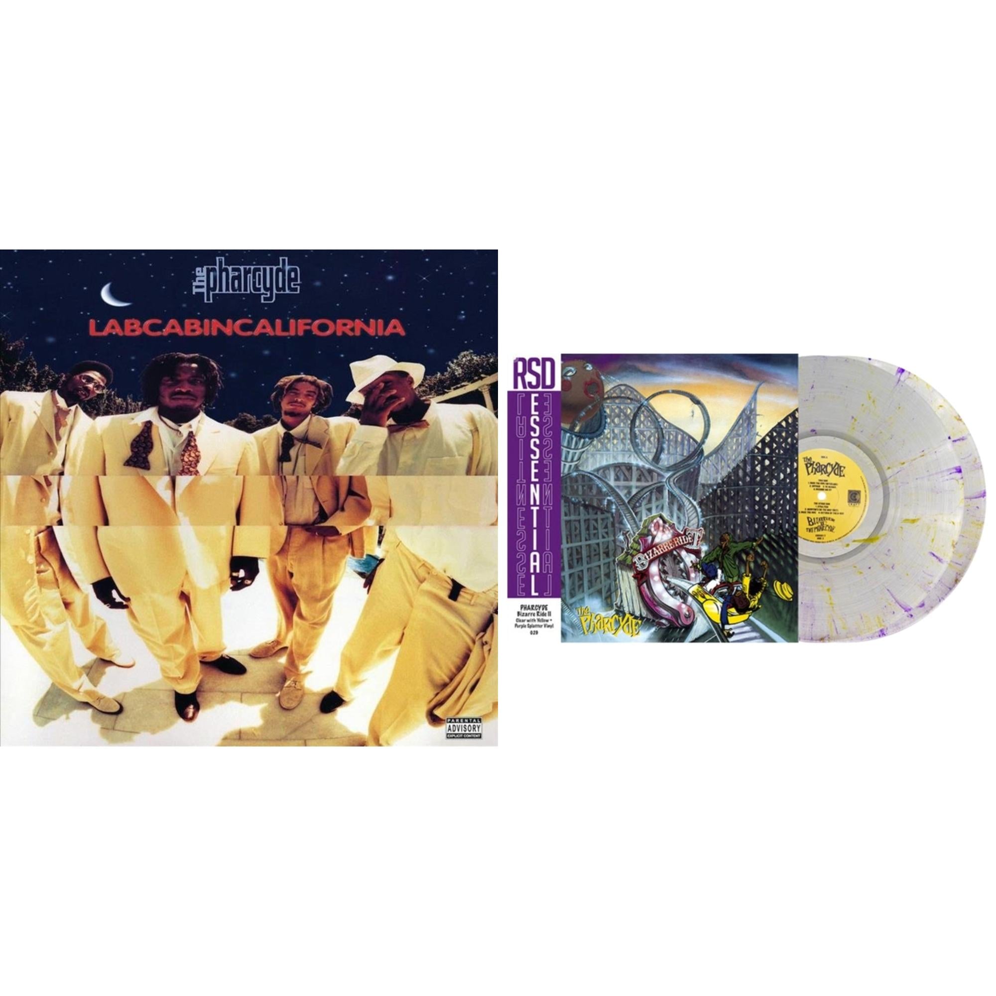 Pharcyde - Labcabincalifornia (2 LP) & Bizarre Ride Ii The Pharcyde (2LP/Clear W/ Purple  & Yellow Splatter Vinyl) (Rsd Essential)