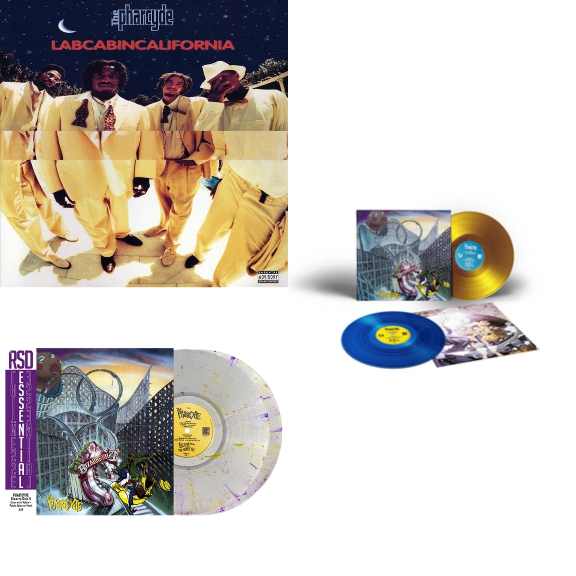 Pharcyde - Labcabincalifornia (2 LP) & Bizarre Ride Ii The Pharcyde (2LP/Clear W/ Purple  & Yellow Splatter Vinyl) (Rsd Essential) & Bizarre Ride Ii The Pharcyde (2LP)