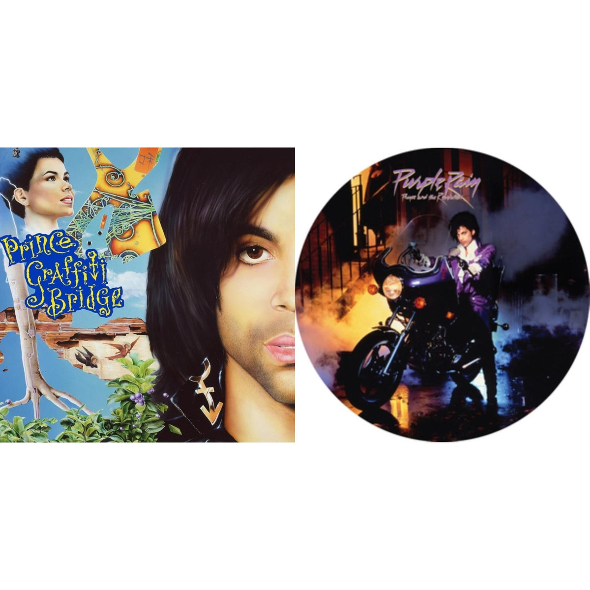 Purple Rain Ost (Picture Disc) & Music From Graffiti Bridge (X) (2LP)