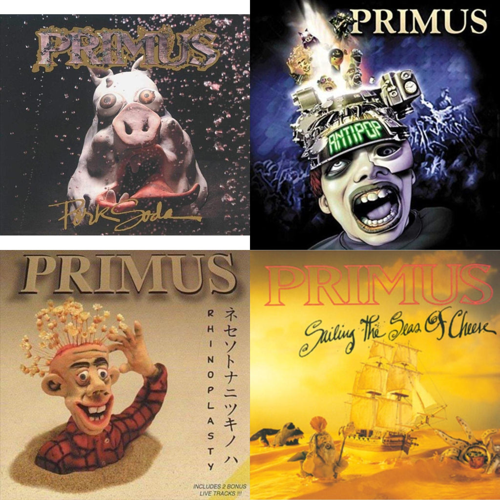 Primus - Pork Soda (2 LP) & Antipop (2 LP) & Rhinoplasty (2 LP) & Sailing Seas Of Cheese