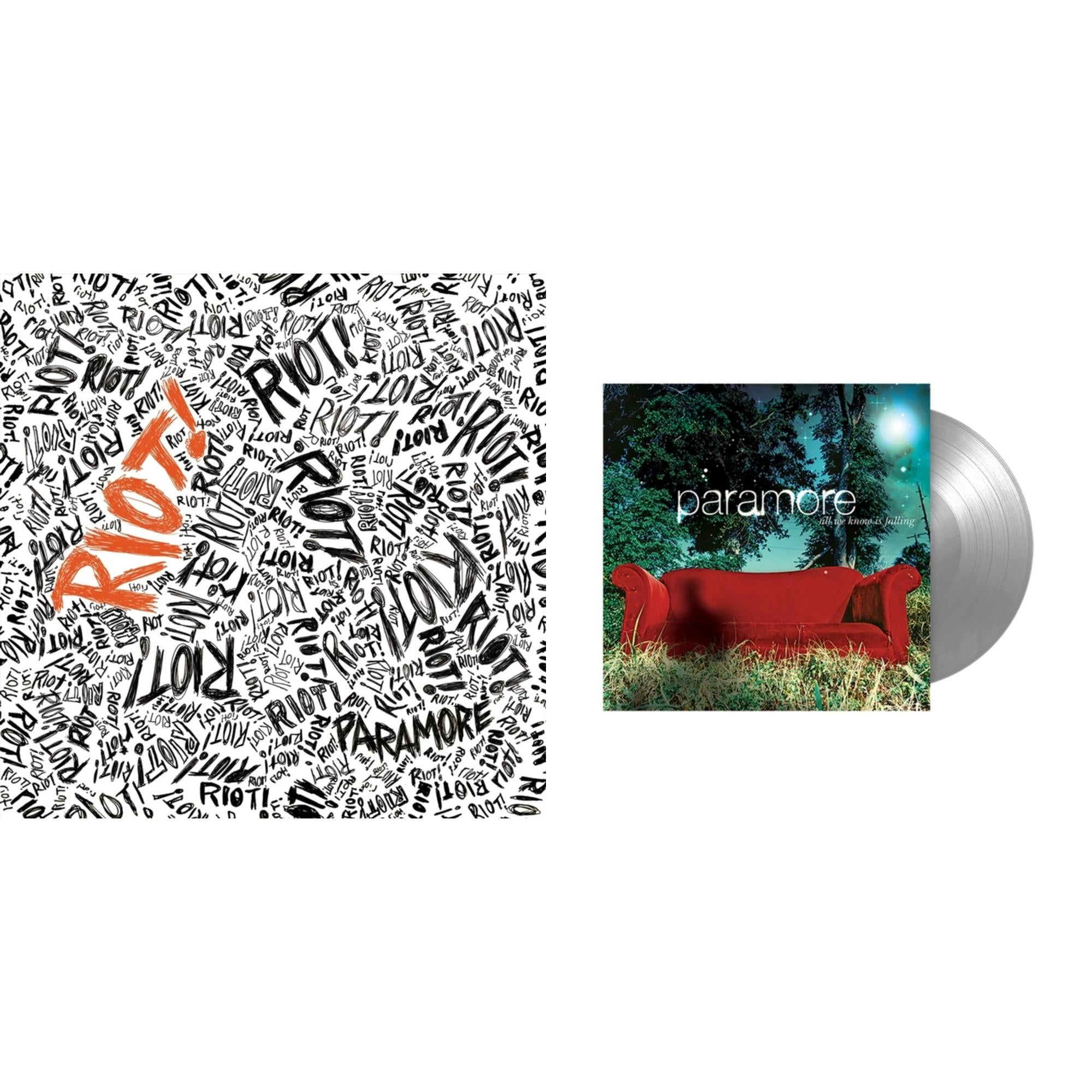 Paramore - Riot! (Fbr 25Th Anniversary Edtion/Silver LP Vinyl) & All We Know Is Falling (Silver LP Vinyl)