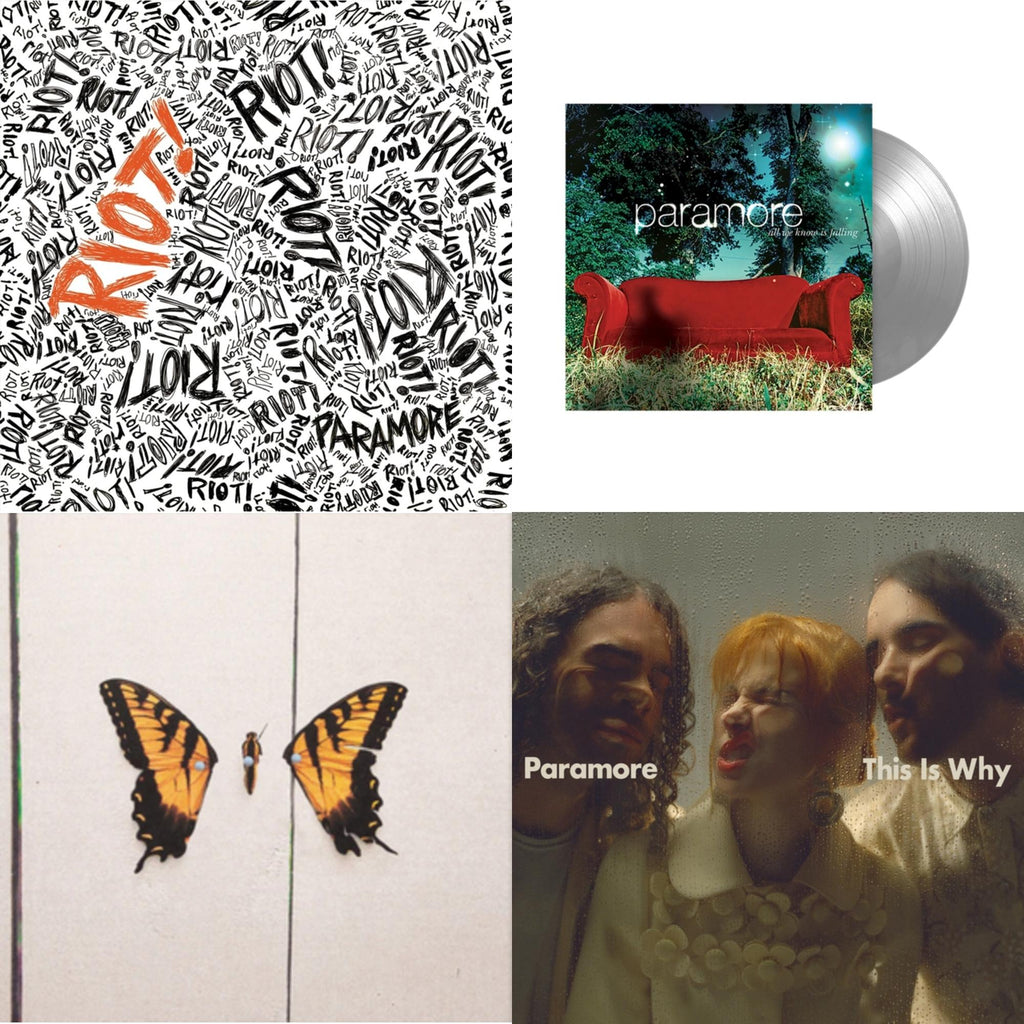 Paramore - This Is Why & All We Know Is Falling (Silver LP Vinyl) & Riot! (Fbr 25Th Anniversary Edtion/Silver LP Vinyl) & Brand New Eyes