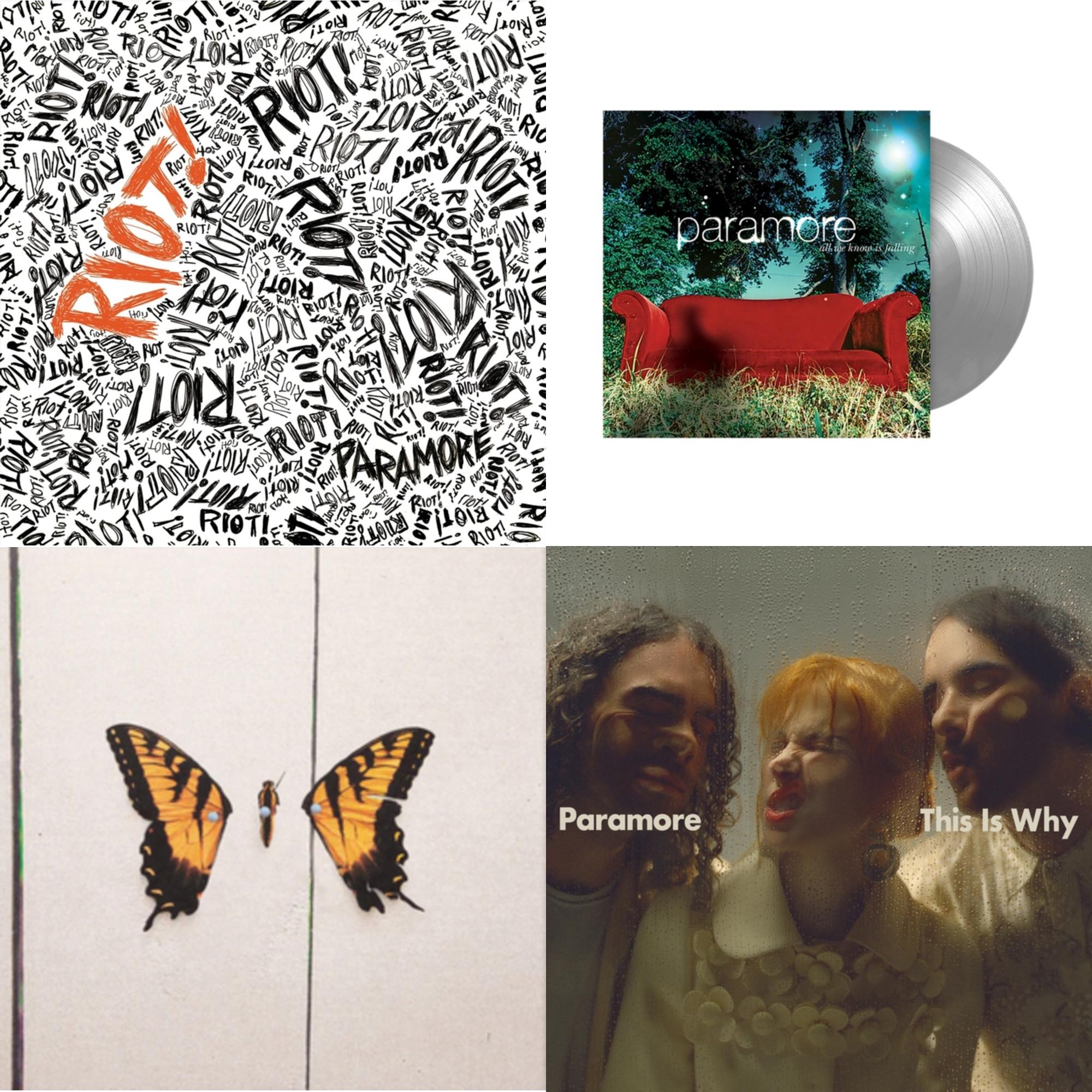 Paramore - This Is Why & All We Know Is Falling (Silver LP Vinyl) & Riot! (Fbr 25Th Anniversary Edtion/Silver LP Vinyl) & Brand New Eyes
