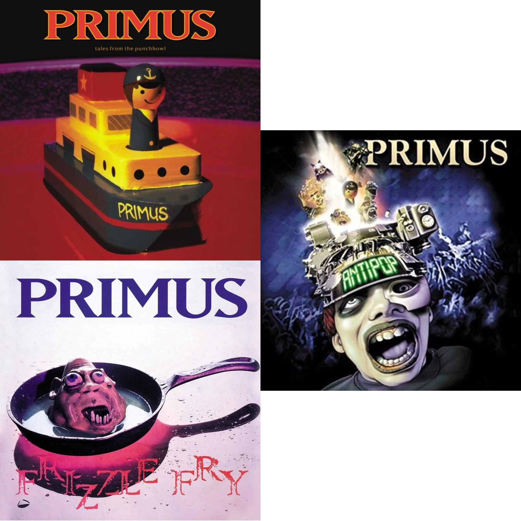 Primus - Tales From The Punchbowl (2LP) & Frizzle Fry & Antipop (2 LP)