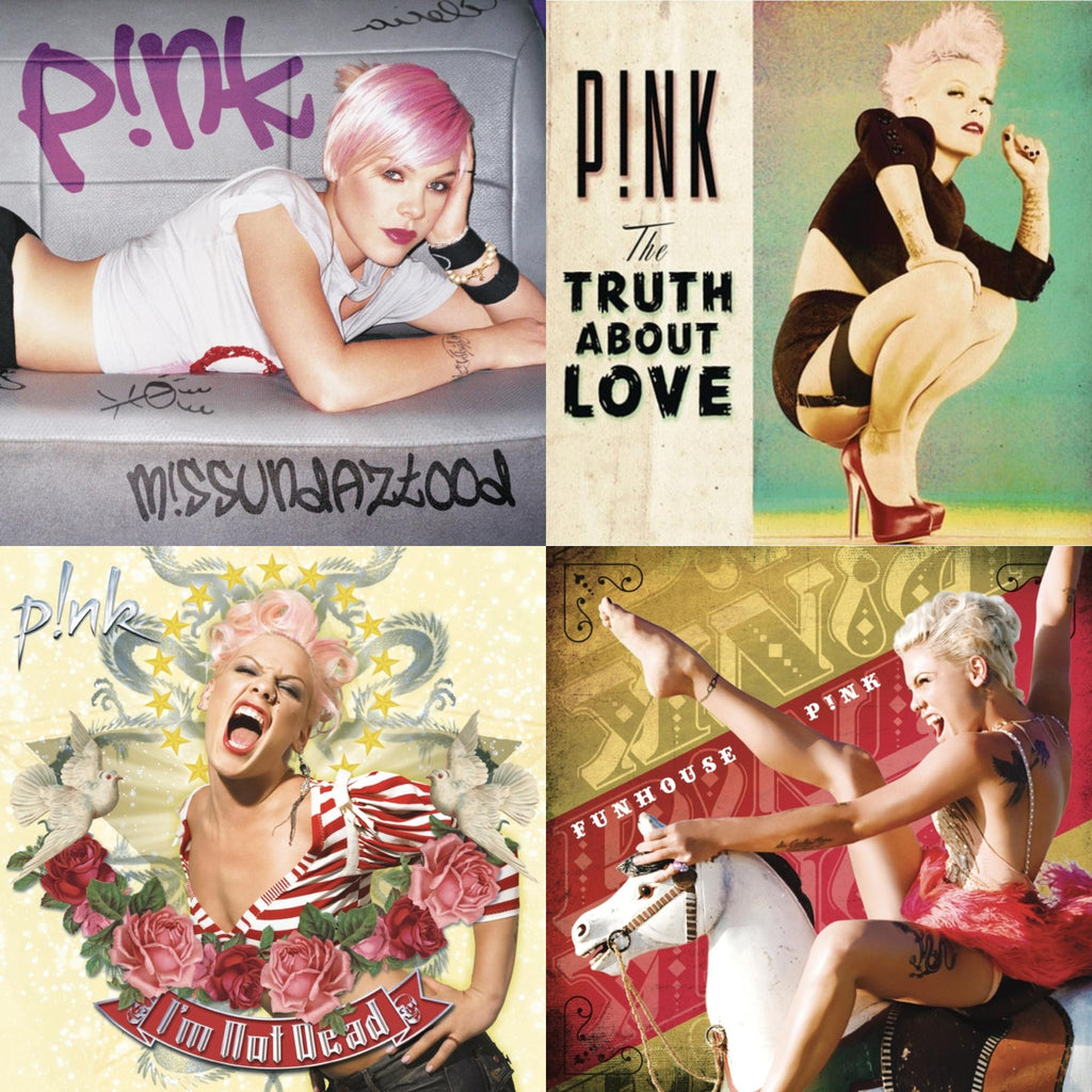 Missundaztood (2LP/140G) & Truth About Love & I’M Not Dead (Pink LP Vinyl)V & Funhouse (Yellow LP Vinyl)(Dl Code)