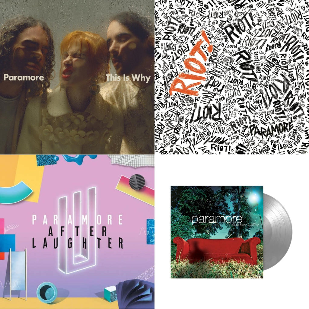 This Is Why & All We Know Is Falling (Silver LP Vinyl) & Riot! (Fbr 25Th Anniversary Edtion/Silver LP Vinyl) & After Laughter (Black & White Marble LP Vinyl/Dl Card) (I)